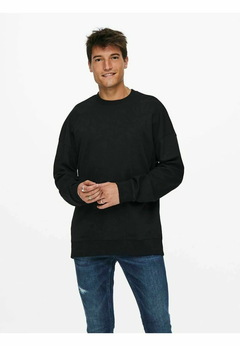 Only & Sons Sweatshirt - Black | Herren 1 Only & Sons Sweatshirt - Black | Herren