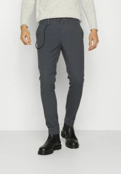 Only & Sons Herren ONSPETE SLIM PANTS - Stoffhose - Grey Pinstripe