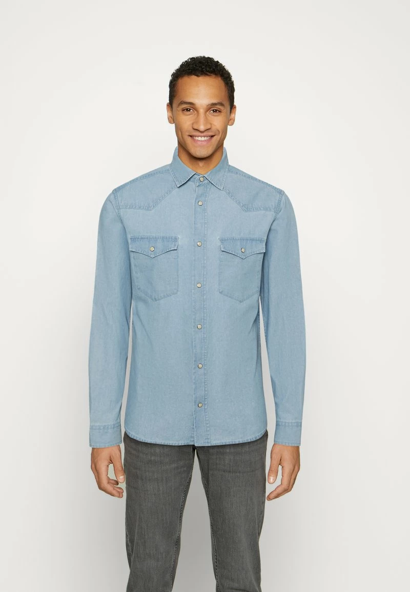 Only & Sons Herren ONSSILAS LIFE CHAMBRAY - Hemd - Light Blue Denim 1 Only & Sons Herren ONSSILAS LIFE CHAMBRAY - Hemd - Light Blue Denim