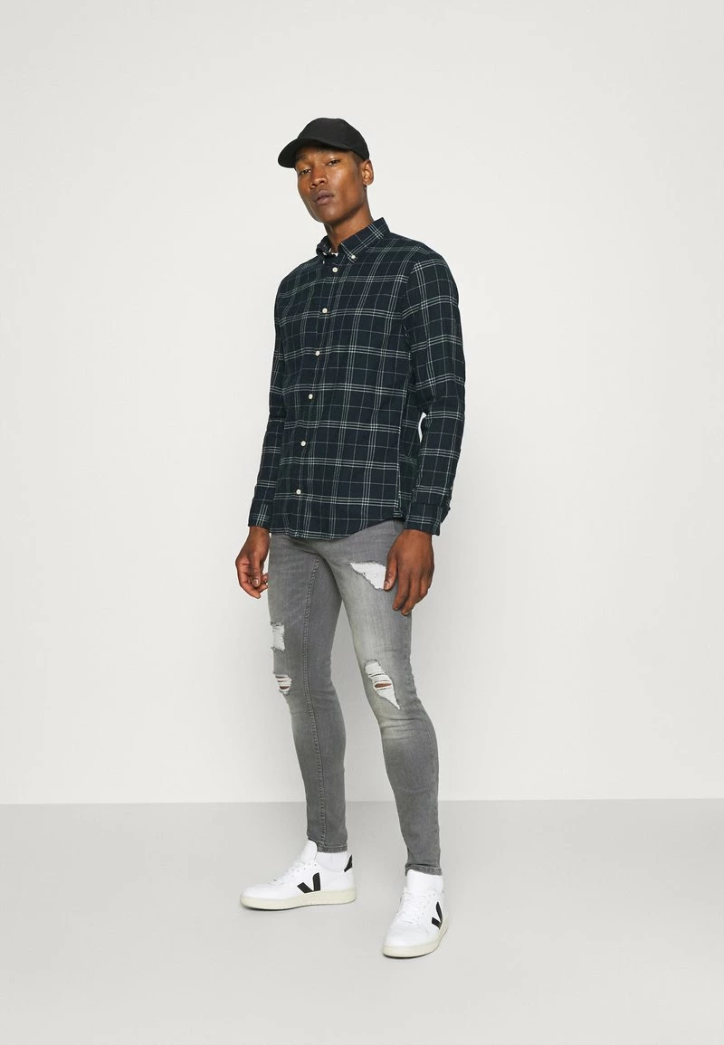 Only & Sons Herren ONSWARP LIFE SKINNY GREYST - Jeans Tapered Fit - Grey Denim 2 Only & Sons Herren ONSWARP LIFE SKINNY GREYST - Jeans Tapered Fit - Grey Denim – Bild 2