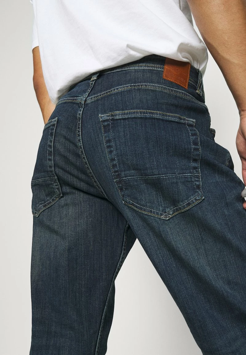 Only & Sons Herren ONSAVI TAPERED - Jeans Slim Fit - Blue Denim 4 Only & Sons Herren ONSAVI TAPERED - Jeans Slim Fit - Blue Denim – Bild 4