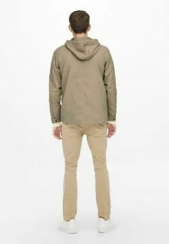 Only & Sons Herren Leichte Jacke - Chinchilla
