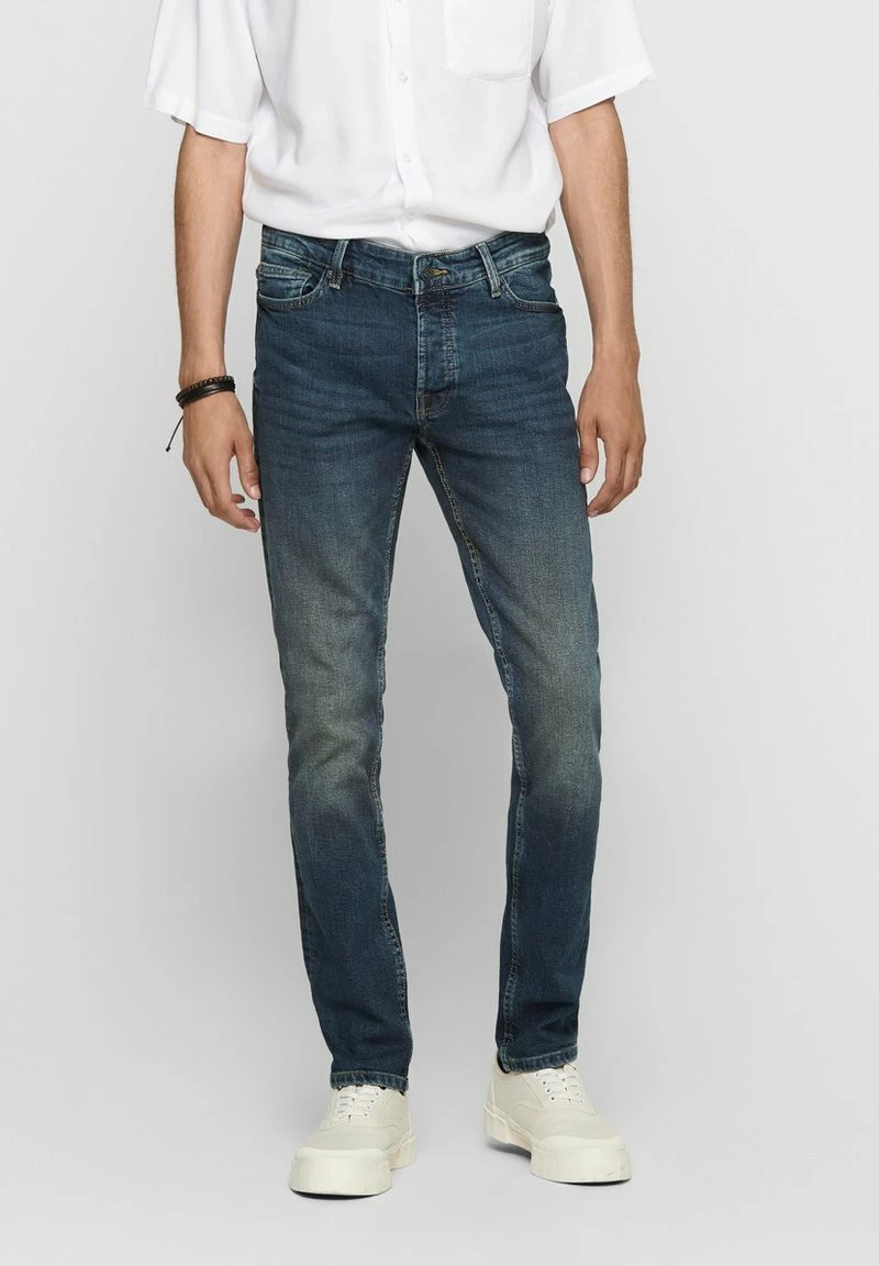 Only & Sons Herren ONSLOOM - Jeans Slim Fit - Blue Denim 1 Only & Sons Herren ONSLOOM - Jeans Slim Fit - Blue Denim