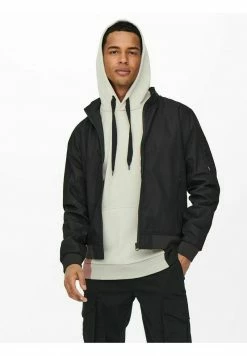 Only & Sons Herren Bomberjacke - Black -Only & Sons Geschäft 7766d0738bde4d0b9e43133eac9af40a