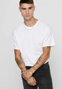 Only & Sons Herren KURZARM ONSMATT - T-Shirt Basic - White -Only & Sons Geschäft 779f4143fbaa426cb8337291d6a1a041
