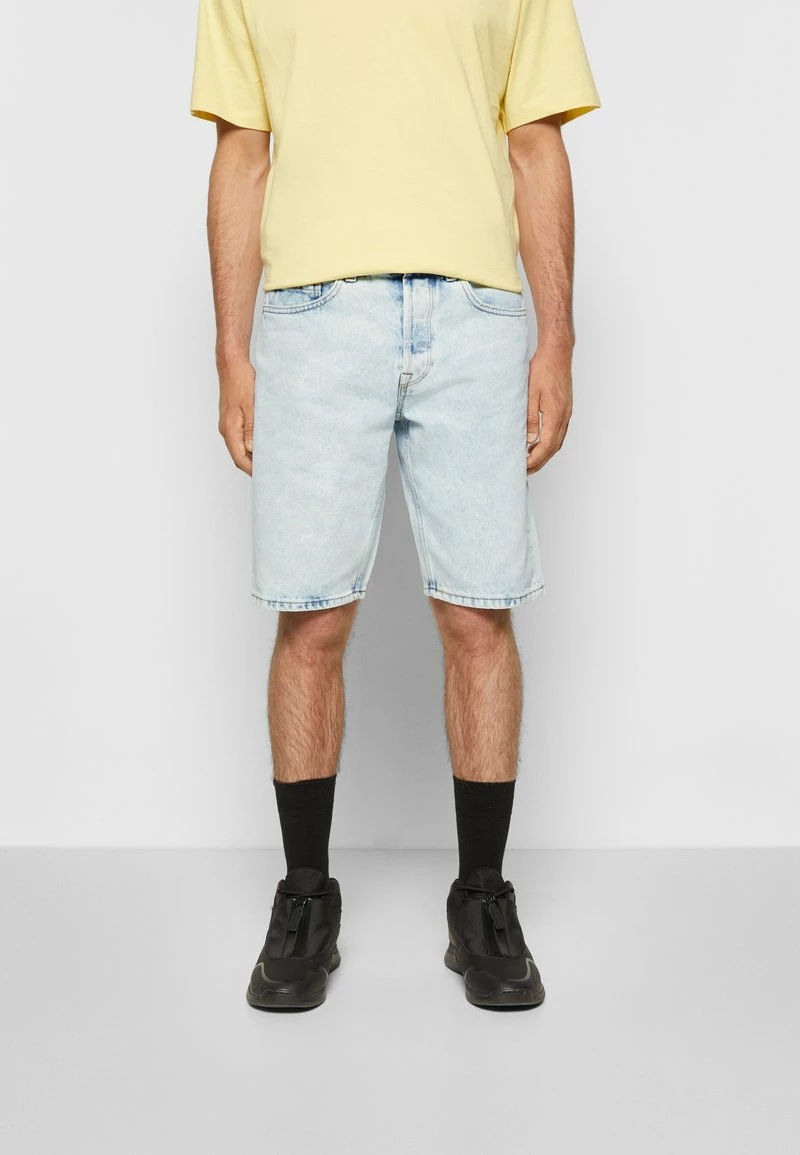 Only & Sons ONSAVI BLEACH - Jeans Shorts - Blue Denim | Herren 3 Only & Sons ONSAVI BLEACH - Jeans Shorts - Blue Denim | Herren – Bild 3