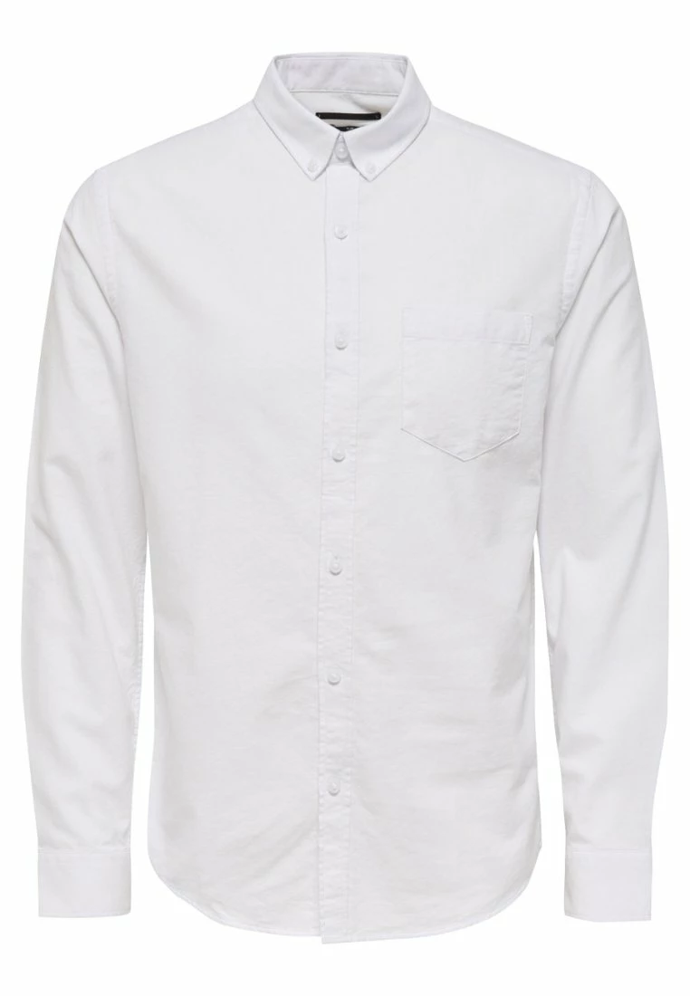 Only & Sons Herren ONSALVARO OXFORD - Hemd - White 1 Only & Sons Herren ONSALVARO OXFORD - Hemd - White