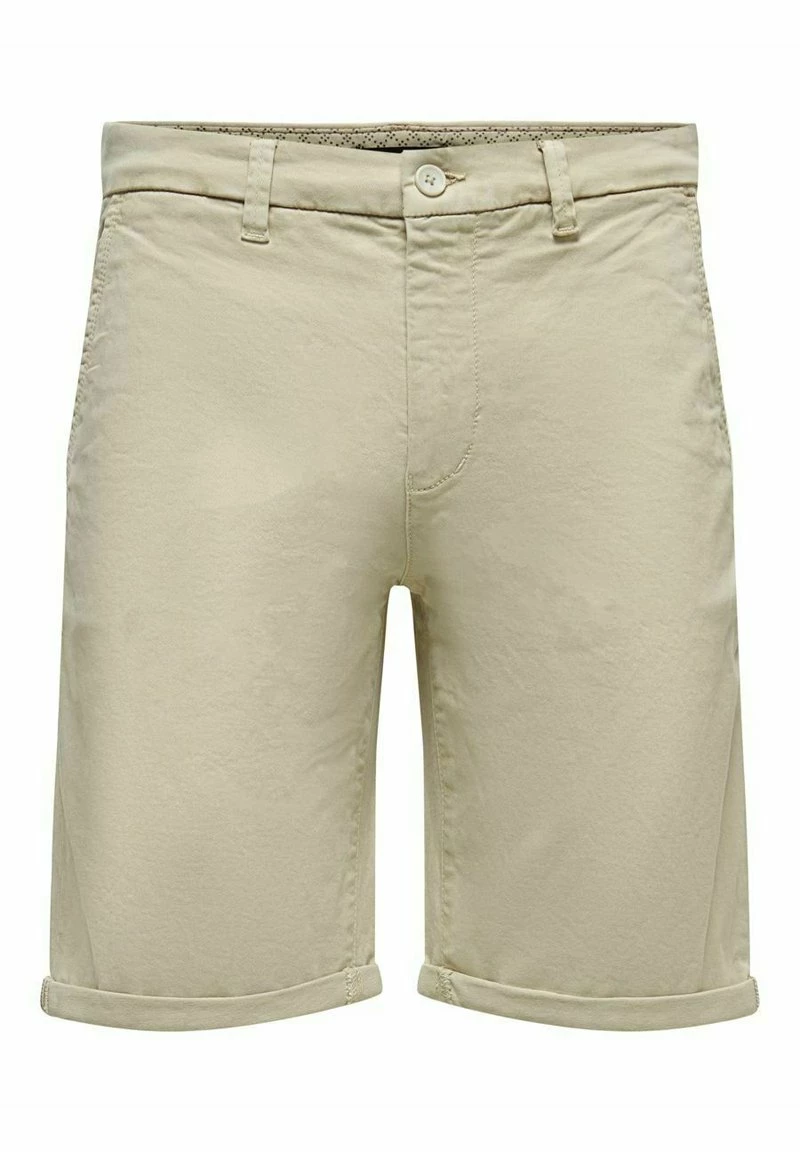 Only & Sons Herren ONSPETER OVERDYED - Shorts - Silver Lining 1 Only & Sons Herren ONSPETER OVERDYED - Shorts - Silver Lining