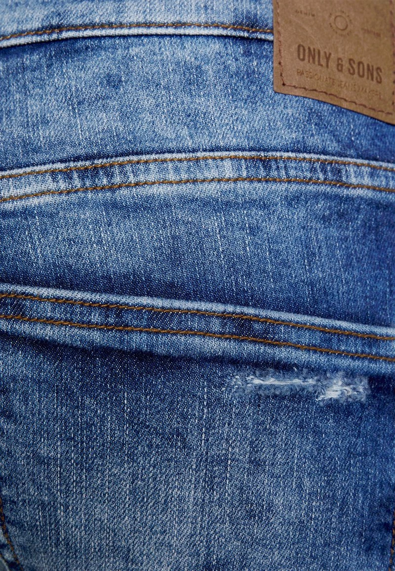 Only & Sons Herren ONSPLY - Jeans Shorts - Blue Denim 3 Only & Sons Herren ONSPLY - Jeans Shorts - Blue Denim – Bild 3