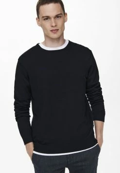 Only & Sons Herren ONSWYLER LIFE CREW - Strickpullover - Dark Navy