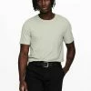 Only & Sons Herren T-Shirt Basic - Pussywillow Gray