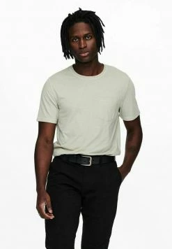 Only & Sons Herren T-Shirt Basic - Pussywillow Gray