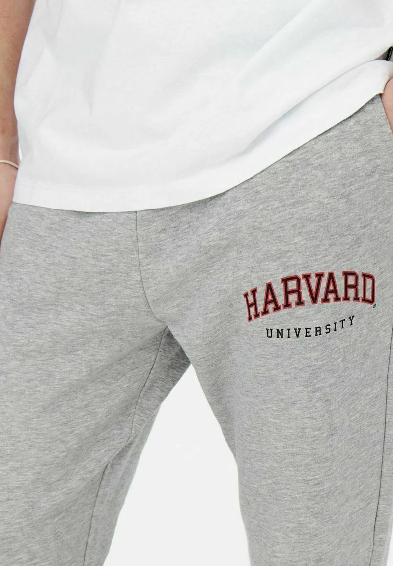 Only & Sons Herren HARVARD - Jogginghose - Light Grey Melange 4 Only & Sons Herren HARVARD - Jogginghose - Light Grey Melange – Bild 4