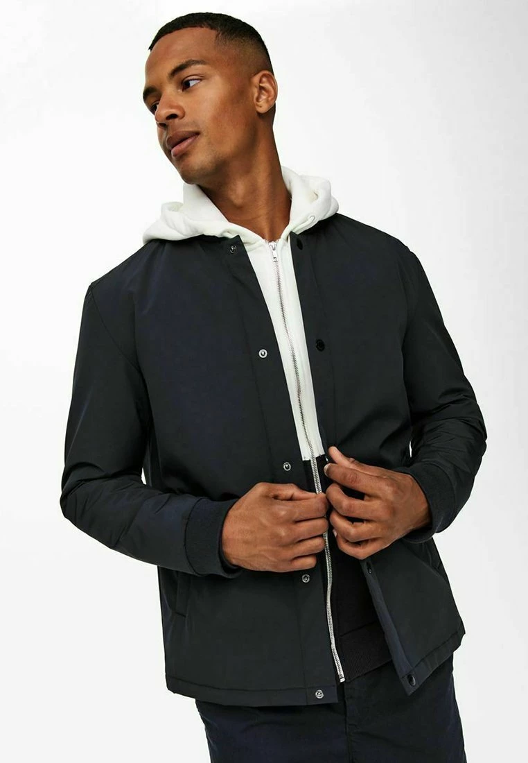 Only & Sons Herren Bomberjacke - Dark Navy 6 Only & Sons Herren Bomberjacke - Dark Navy – Bild 6