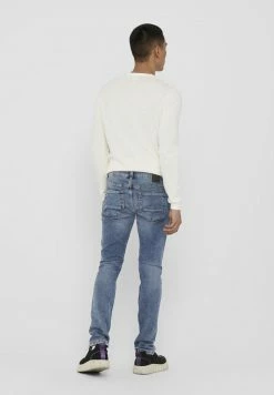 Only & Sons Herren Jeans Slim Fit - Blue Denim -Only & Sons Geschäft 7b8601d29a2f44baa89034b188d05787