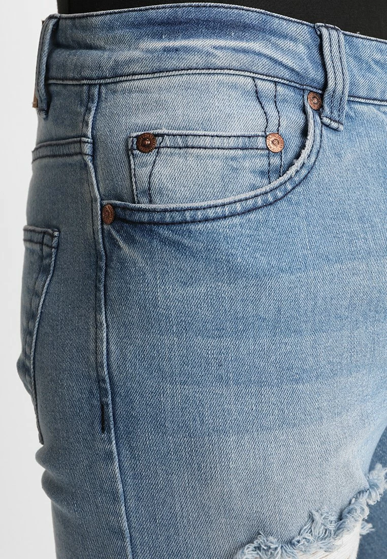 Only & Sons Herren ONSSPUN BIKER - Jeans Tapered Fit - Blue Denim 4 Only & Sons Herren ONSSPUN BIKER - Jeans Tapered Fit - Blue Denim – Bild 4