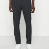 Only & Sons Herren ONSMARK CHECK TAPERED - Chino - Dark Navy