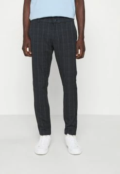 Only & Sons Herren ONSMARK CHECK TAPERED - Chino - Dark Navy