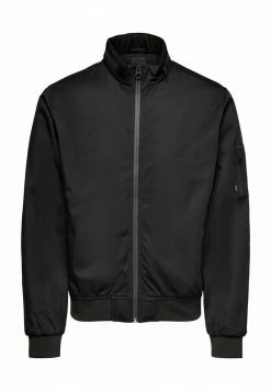 Only & Sons Herren Bomberjacke - Black -Only & Sons Geschäft 7d44d5a6dcca4d67a6618d6512af0595