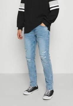 Only & Sons Herren ONSLOOM LIFE REPAIR - Jeans Slim Fit - Blue Denim