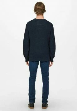 Only & Sons Herren ONSJUNIO LIFE - Strickpullover - Dark Navy -Only & Sons Geschäft 7e1eaa2ac8d544498ac2bbb05afe8290