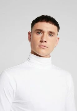 Only & Sons Herren ONSMICHAN SLIM ROLLNECK TEE - Langarmshirt - White -Only & Sons Geschäft 7f6b8a5e165549db8769597df471ae36