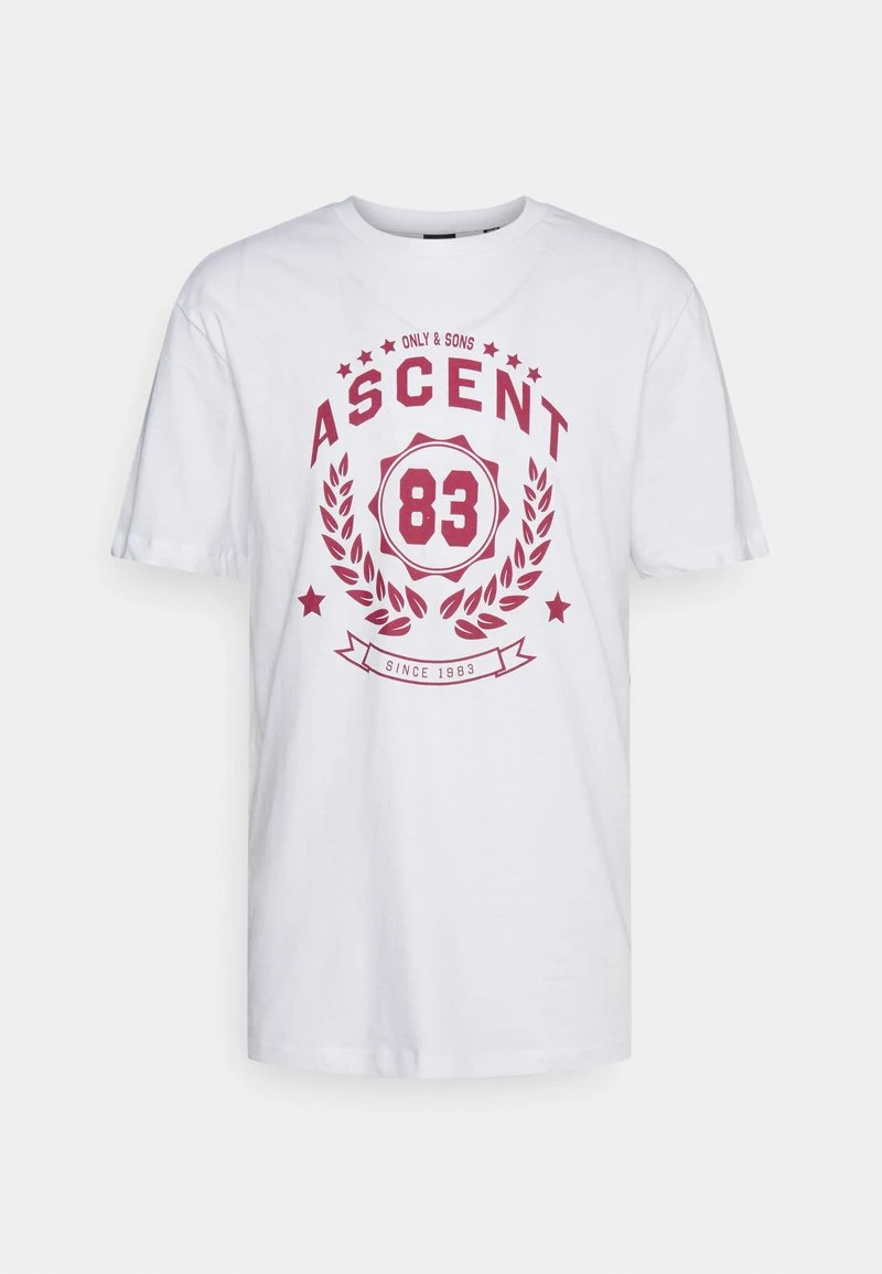 Only & Sons Herren ONSIAN - T-Shirt Print - Bright White 1 Only & Sons Herren ONSIAN - T-Shirt Print - Bright White