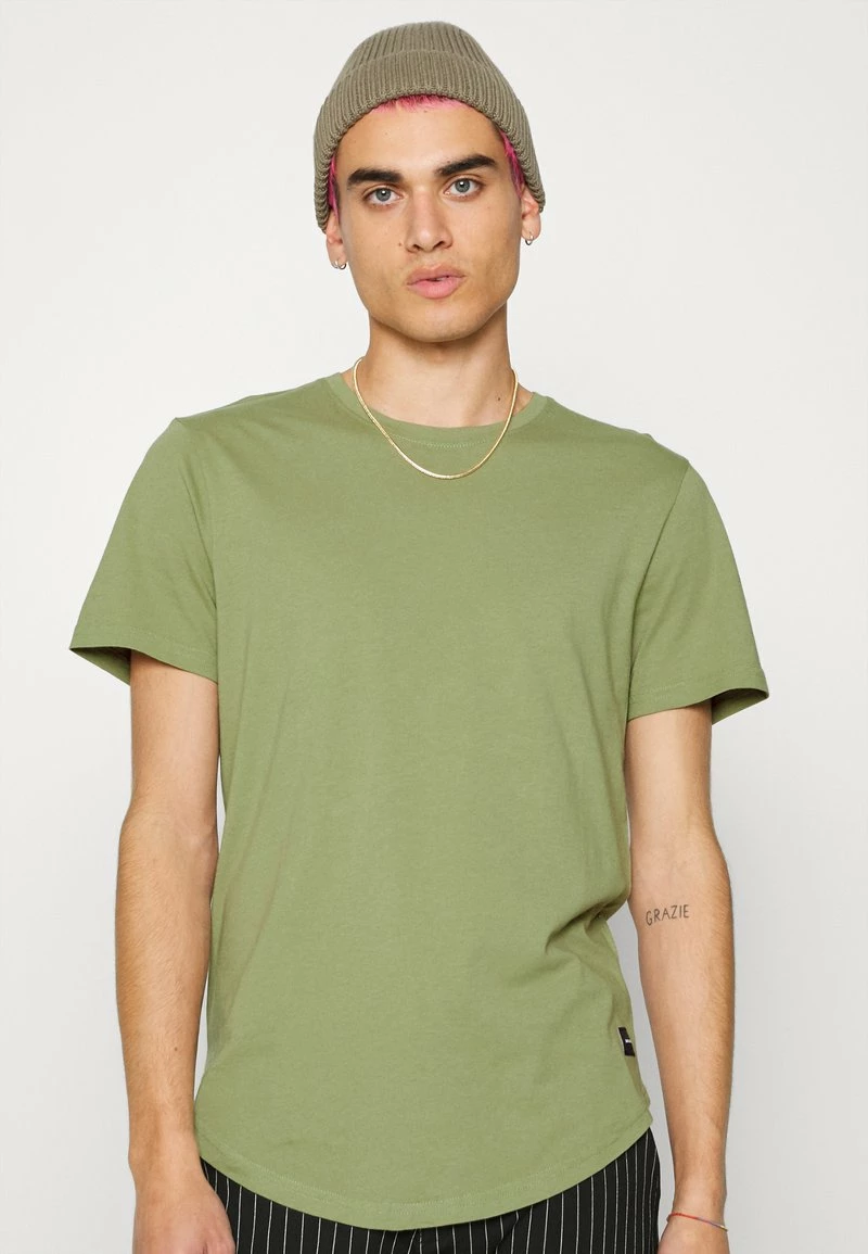 Only & Sons ONSMATT LIFE LONGY TEE - T-Shirt Basic - Oil Green | Herren 4 Only & Sons ONSMATT LIFE LONGY TEE - T-Shirt Basic - Oil Green | Herren – Bild 4