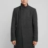 Only & Sons Herren ONSOSCAR COAT - Klassischer Mantel - Dark Grey Melange