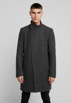 Only & Sons Herren ONSOSCAR COAT - Klassischer Mantel - Dark Grey Melange