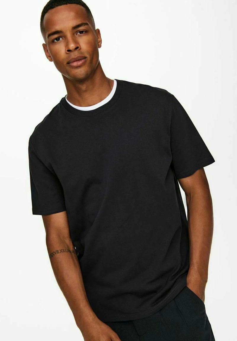 Only & Sons T-Shirt Basic - Dark Navy | Herren 4 Only & Sons T-Shirt Basic - Dark Navy | Herren – Bild 4