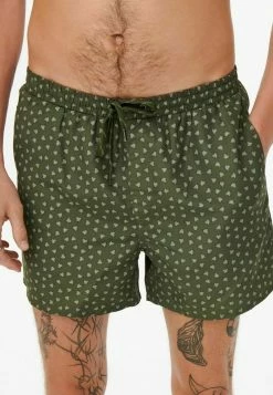 Only & Sons Badeshorts - Olive Night | Herren
