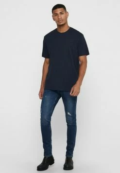 Only & Sons Herren T-Shirt Basic - Midnight Navy