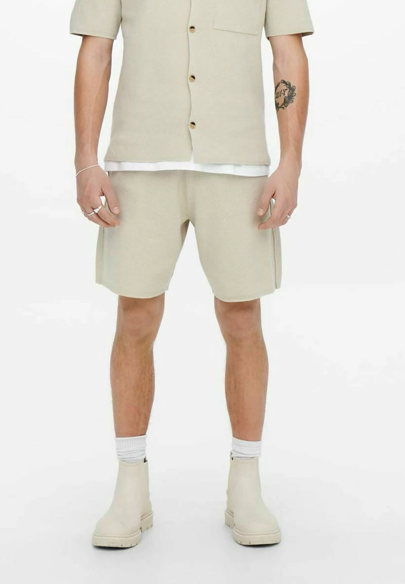 Only & Sons Herren Shorts - Silver Lining 1 Only & Sons Herren Shorts - Silver Lining