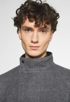 Only & Sons Herren ONSOSCAR STAR COAT - Klassischer Mantel - Light Grey -Only & Sons Geschäft 85d532bda6e040d2bf17ff34c867ae07