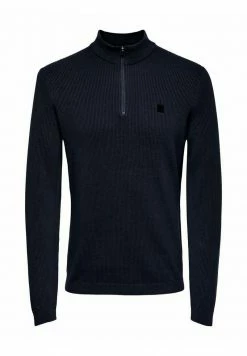 Only & Sons HALBREISSVERSCHLUSS - Fleecepullover - Dark Navy | Herren