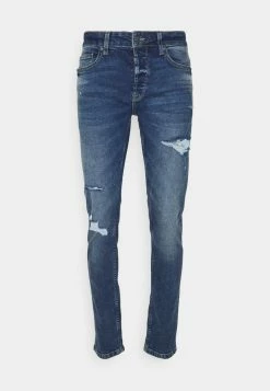 Only & Sons Herren ONSLOOM SLIM LIFE BLUEDESTROY - Jeans Slim Fit - Blue Denim -Only & Sons Geschäft 890569c4f23d45c980a2b2a455f93fdd