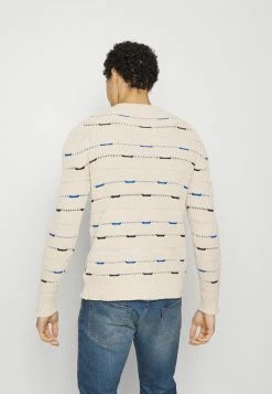 Only & Sons Herren ONSBRUCE LIFE STRIPE - Strickpullover - Pelican -Only & Sons Geschäft 8a0cee20e88e476e9c316662234cfe71