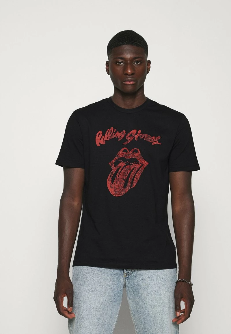 Only & Sons Herren ONSSTONES LIFE TEE - T-Shirt Print - Black 1 Only & Sons Herren ONSSTONES LIFE TEE - T-Shirt Print - Black