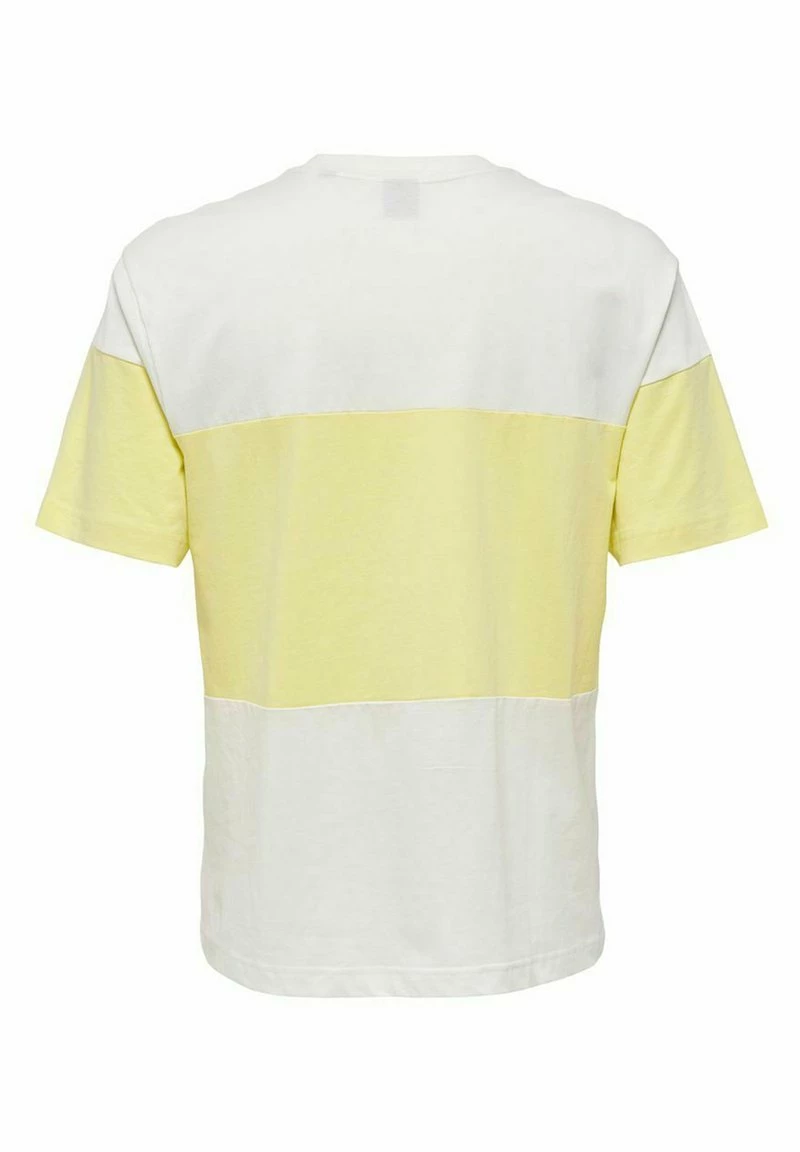 Only & Sons Herren T-Shirt Print - Star White/yellow 6 Only & Sons Herren T-Shirt Print - Star White/yellow – Bild 6