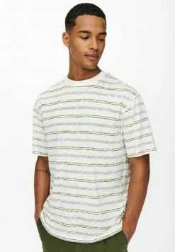 Only & Sons Herren RELAXED FIT - T-Shirt Print - Star White -Only & Sons Geschäft 8b3aae9d23094006b21086d43962d29b