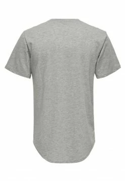 Only & Sons Herren KURZARM ONSMATT - T-Shirt Basic - Grey -Only & Sons Geschäft 8bc96f1a09aa43149bb3a01bb3666f5a