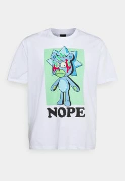 Only & Sons Herren ONSRICKNMORTY TEE - T-Shirt Print - Bright White