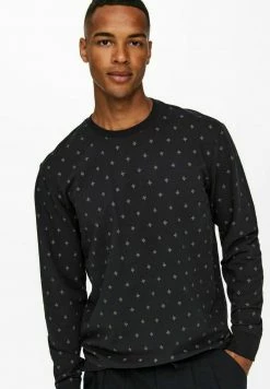 Only & Sons Herren ONSKENNETH LIFE AOP SWEAT NF - Sweatshirt - Dark Navy -Only & Sons Geschäft 8c3d7f9c3c6043e69ee02f6d2aa946a4