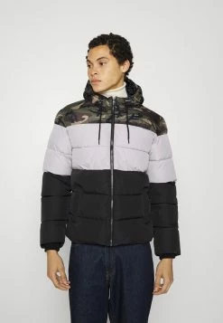 Only & Sons Herren ONSMELVIN QUILTED HOOD JACKET - Winterjacke - Olive Night/vapor Blue/phantom