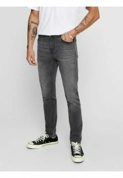 Only & Sons Herren Jeans Skinny Fit - Grau -Only & Sons Geschäft 8d67c2ccf66e4d72ac45fd0c38a664a5