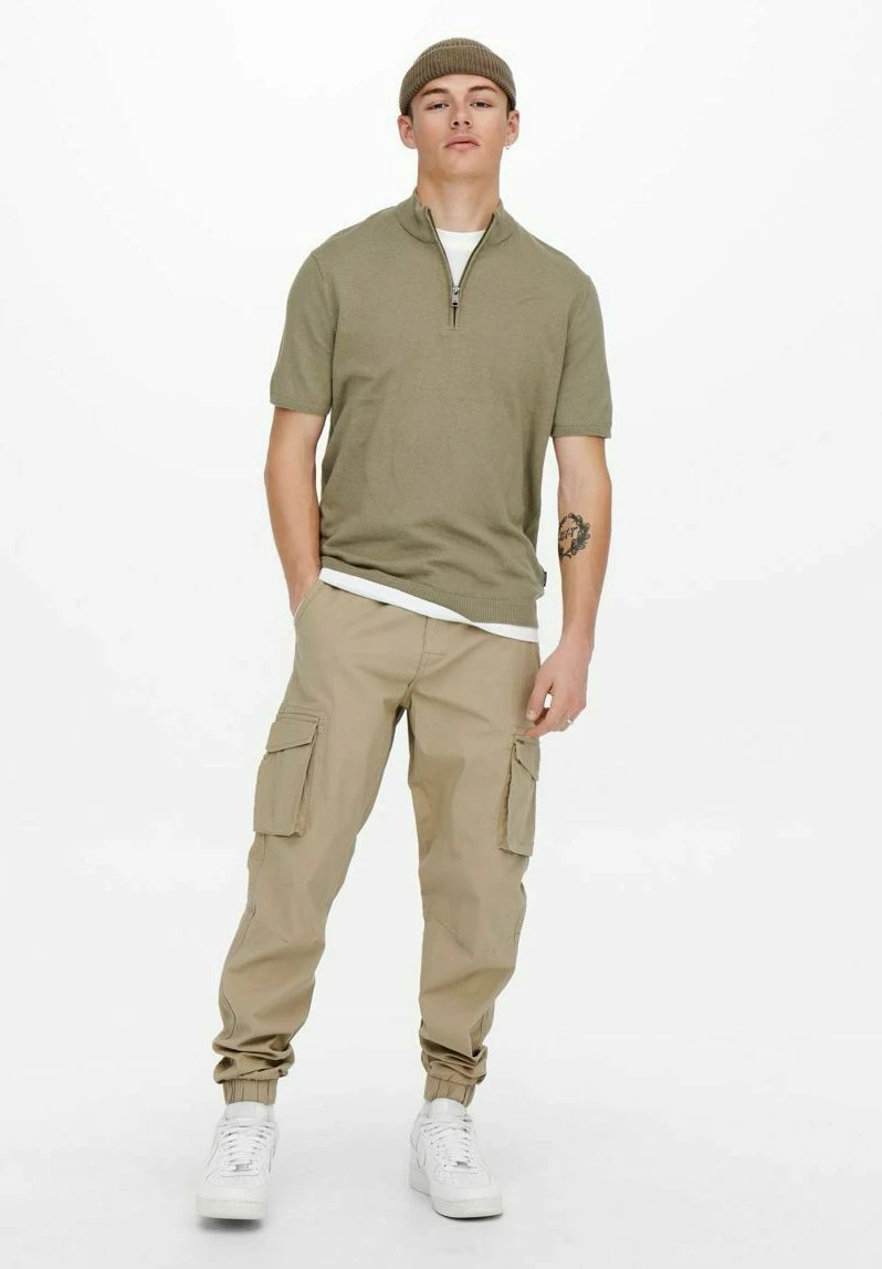 Only & Sons Herren T-Shirt Print - Chinchilla 2 Only & Sons Herren T-Shirt Print - Chinchilla – Bild 2