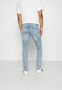Only & Sons Herren ONSLOOM SLIM LIFE BLUEDESTROY - Jeans Slim Fit - Blue Denim -Only & Sons Geschäft 8e9d3ddf48e8482484ba92cc9592803f