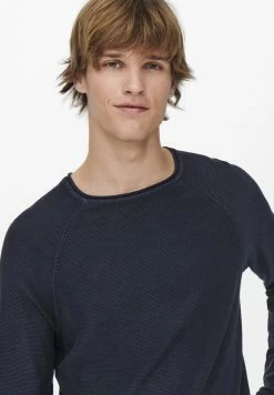 Only & Sons Herren ONSDEXTOR WASH RAGLAN - Strickpullover - Dark Navy 8 Only & Sons Herren ONSDEXTOR WASH RAGLAN - Strickpullover - Dark Navy -Only & Sons Geschäft 8ed4d58ed09a48beaacd6ba337f3f421