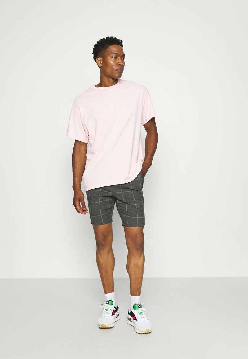 Only & Sons ONSLINUS CHECK - Shorts - Brown/stone | Herren 2 Only & Sons ONSLINUS CHECK - Shorts - Brown/stone | Herren – Bild 2